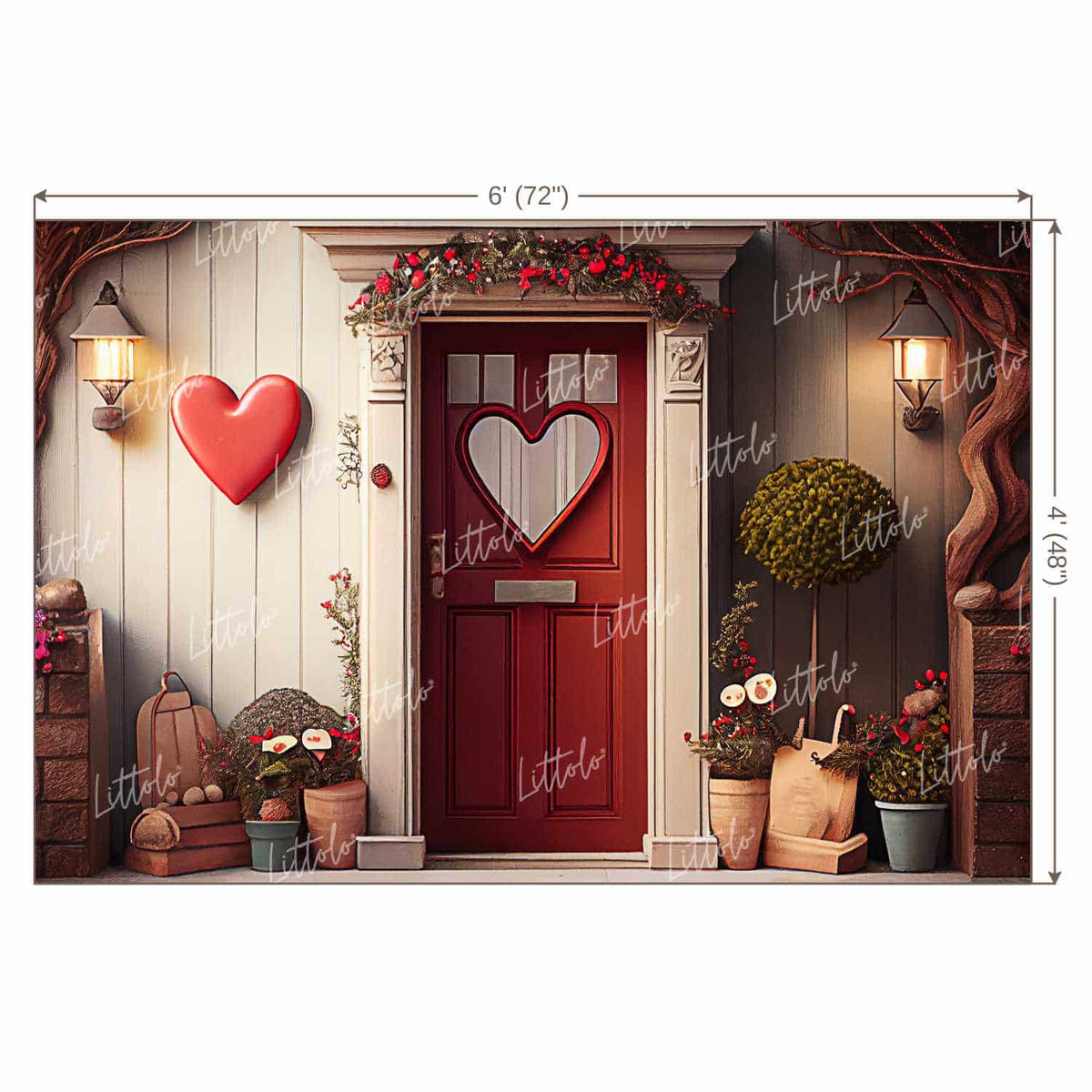 LB0922 Valentine Day Backdrop