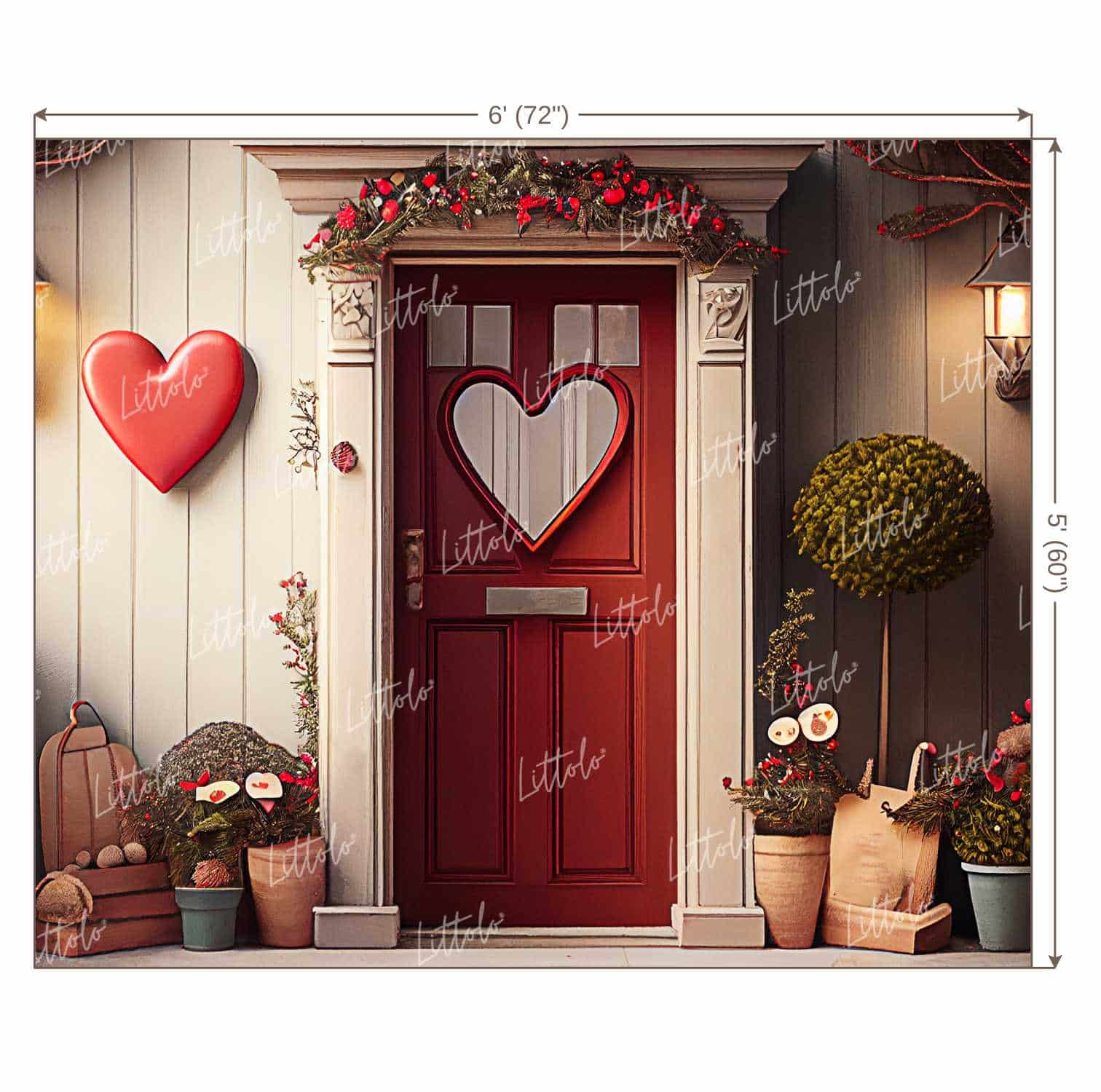 LB0922 Valentine Day Backdrop