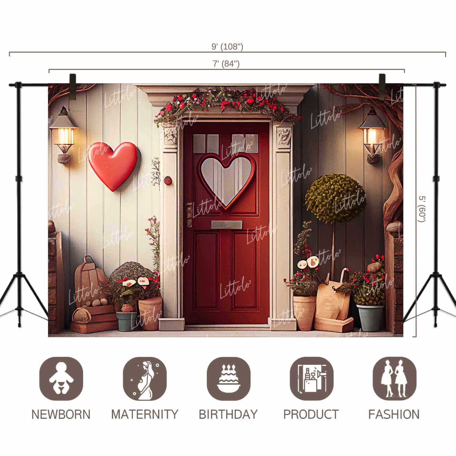 LB0922 Valentine Day Backdrop