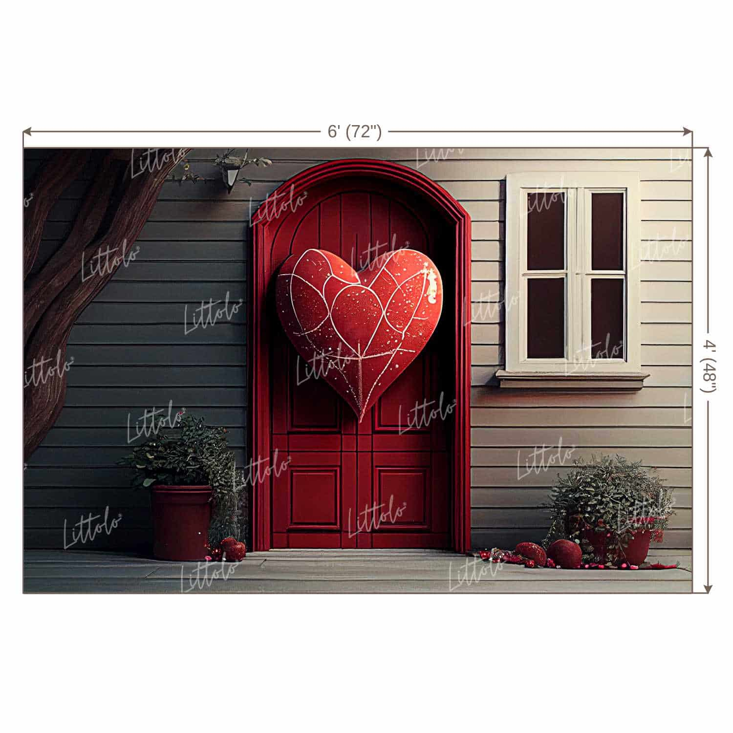 LB0923 Valentine Day Backdrop