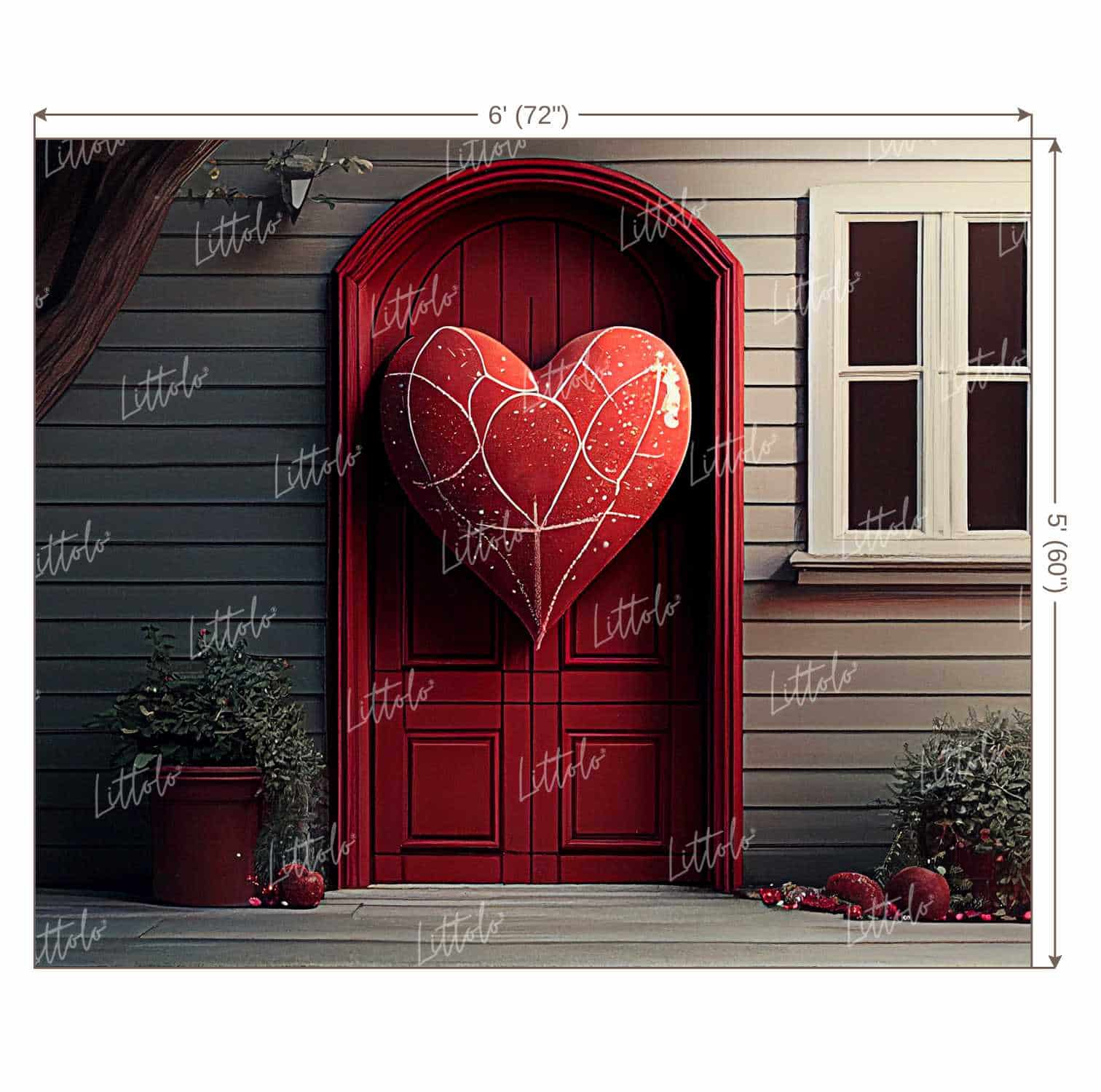 LB0923 Valentine Day Backdrop