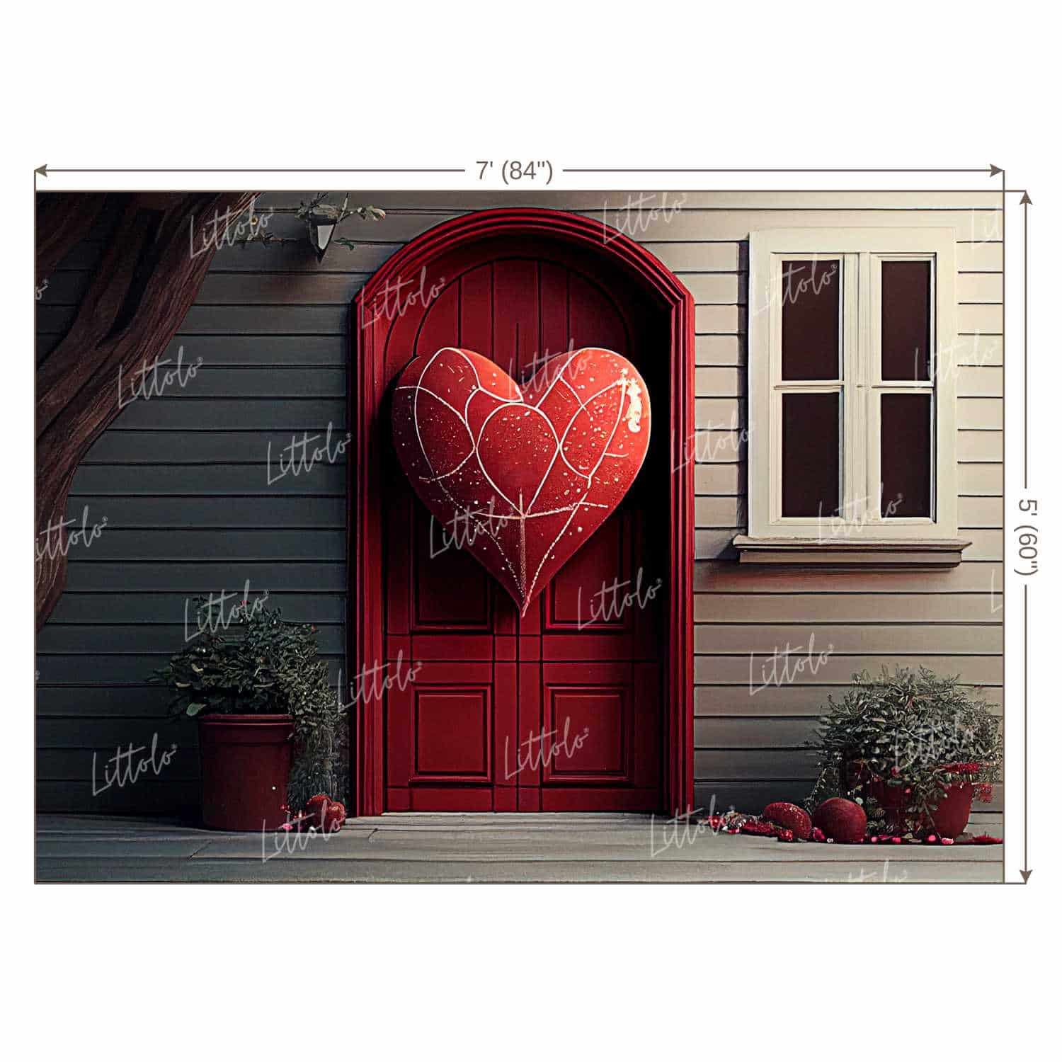 LB0923 Valentine Day Backdrop