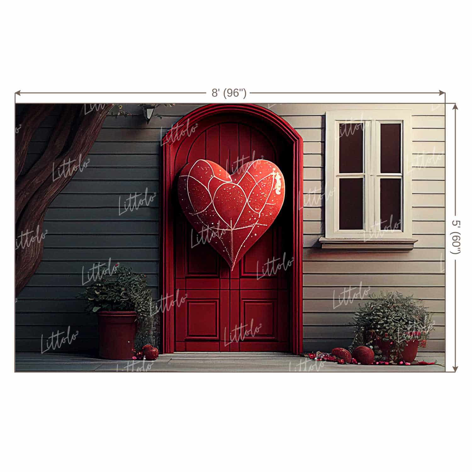 LB0923 Valentine Day Backdrop