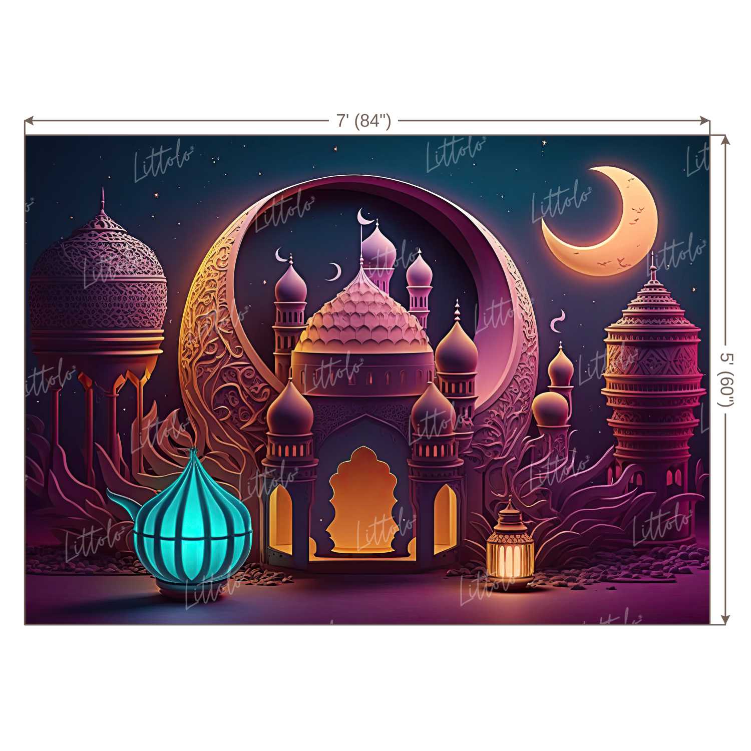 LB0928 Eid Backdrop