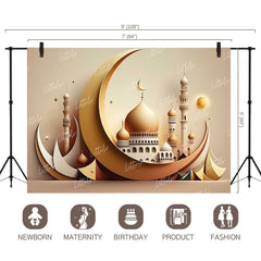 LB0931 Eid Backdrop