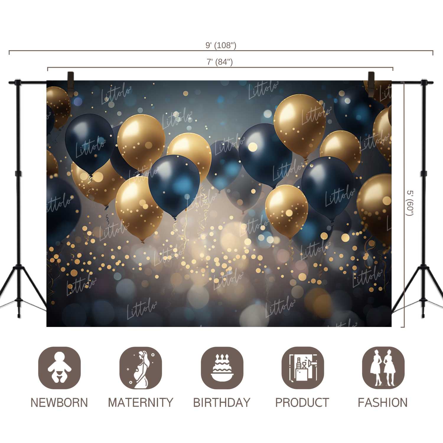 LB0934 Birthday Backdrop