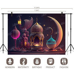 LB0937 Eid Backdrop