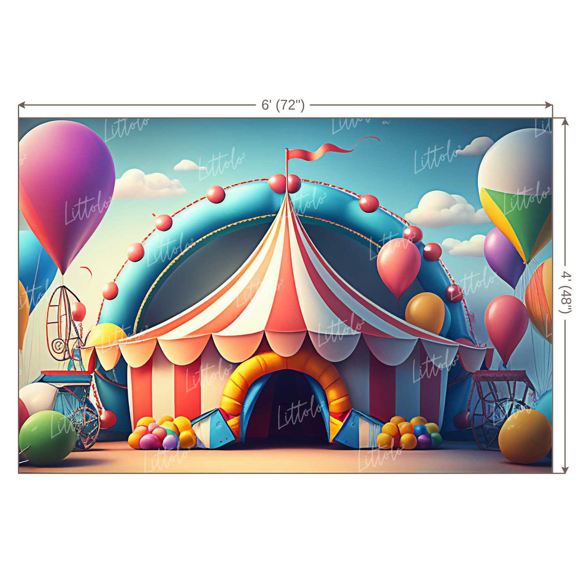 LB0941 Circus Backdrop