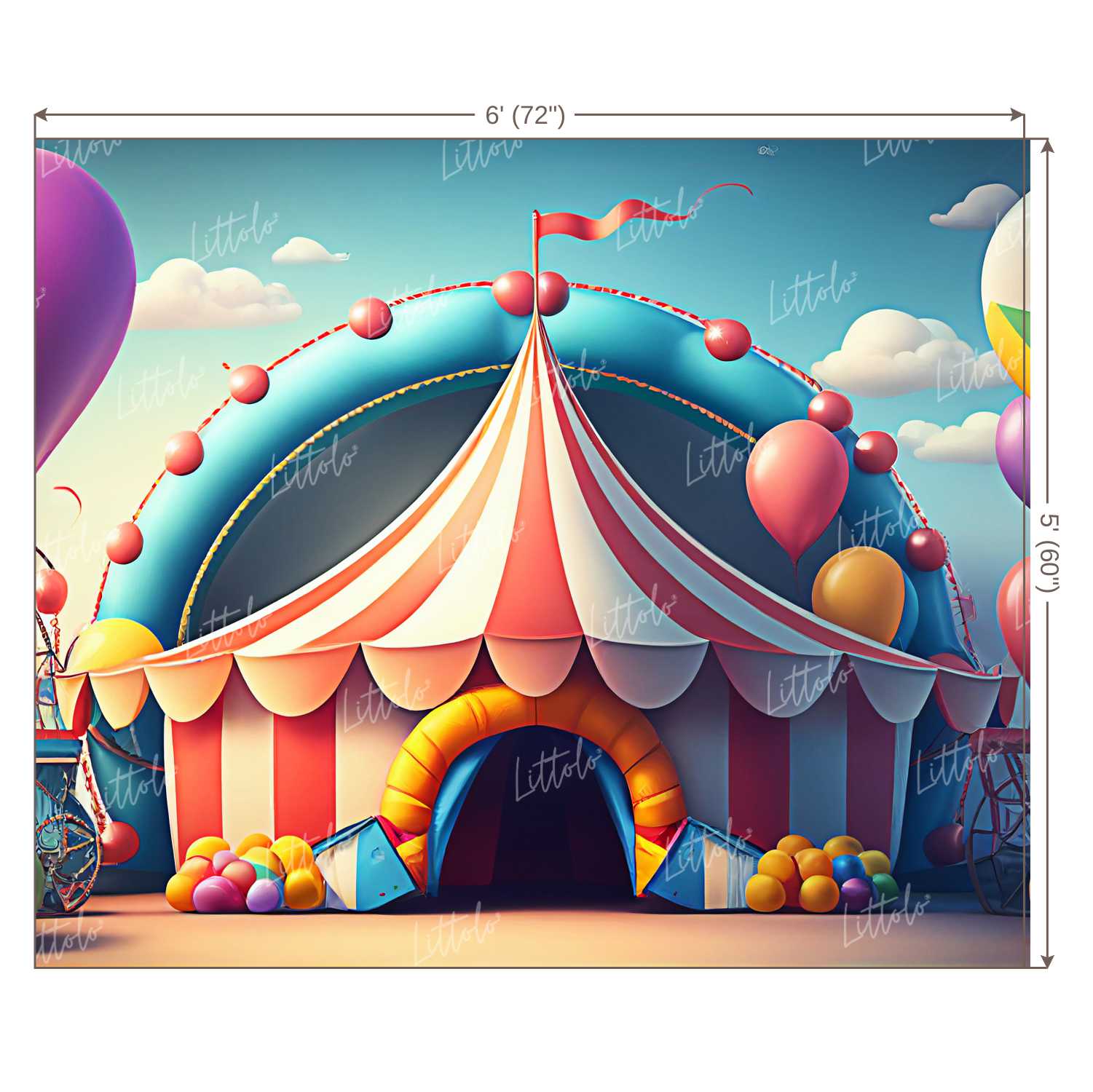 LB0941 Circus Backdrop