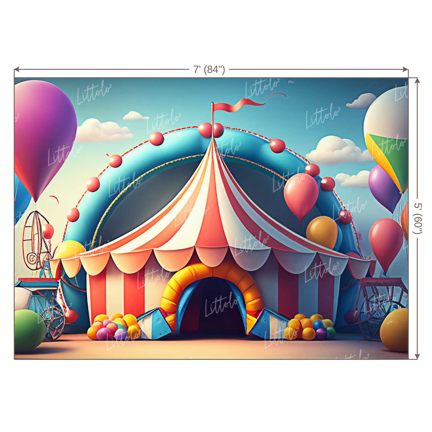 LB0941 Circus Backdrop