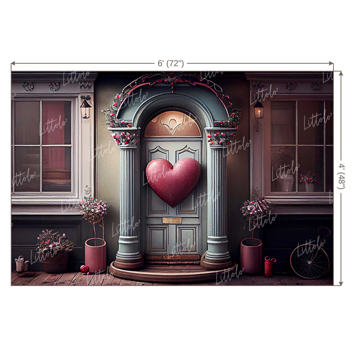 LB0949 Valentine Day Backdrop