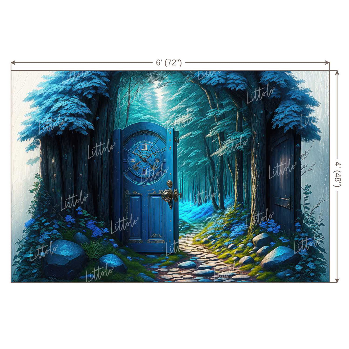 LB0953 Enchanted Doorway Backdrop