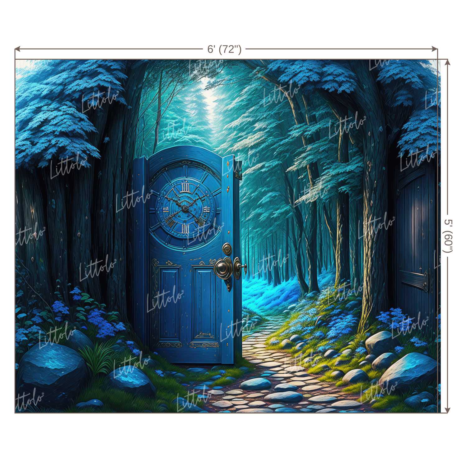 LB0953 Enchanted Doorway Backdrop