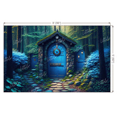 LB0954 Enchanted Doorway Backdrop