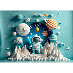 LB0961 Astronaut Backdrop