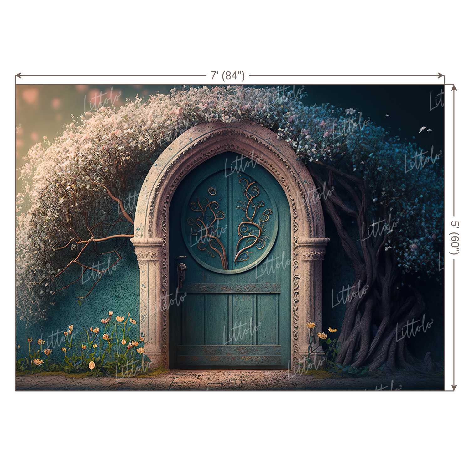 LB0965 Enchanted Doorway Backdrop