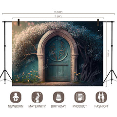 LB0965 Enchanted Doorway Backdrop