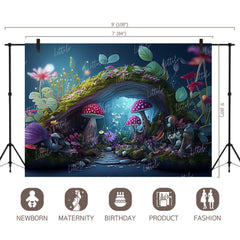 LB0966 Forest Theme Backdrop