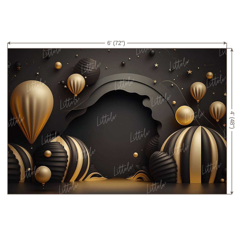 LB0970 Balloons Garland Decor Backdrop