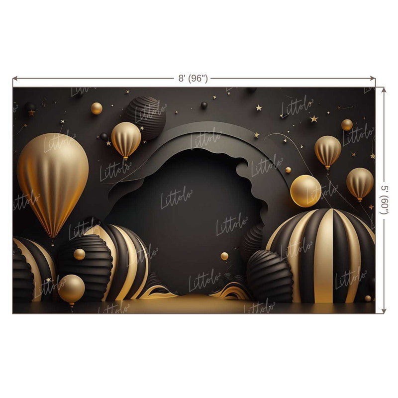 LB0970 Balloons Garland Decor Backdrop