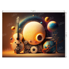 LB0971 Music Rockstar Backdrop