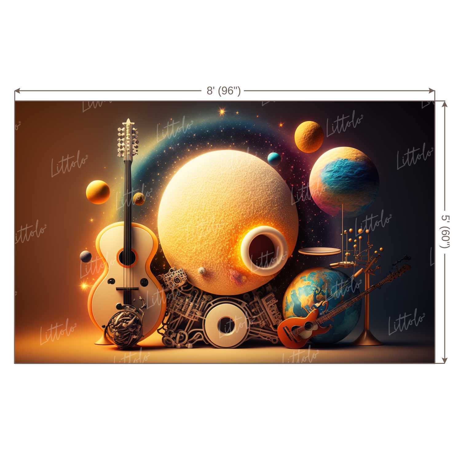 LB0971 Music Rockstar Backdrop