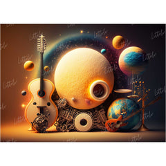 LB0971 Music Rockstar Backdrop