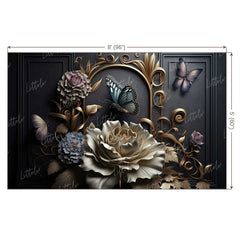 LB0973 Floral Decor Backdrop