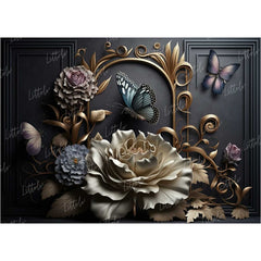 LB0973 Floral Decor Backdrop