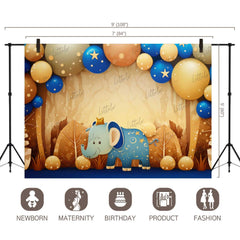 LB0974 Birthday Decor Backdrop