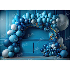 LB0988 Balloons Garland Backdrop