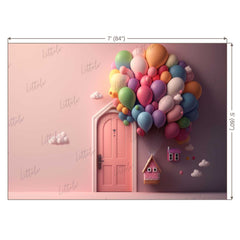 LB1000 Balloons Garland Doorway Backdrop