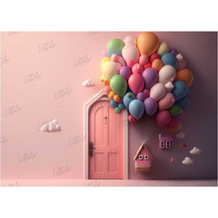 LB1000 Balloons Garland Doorway Backdrop