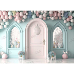 LB1002 Balloons Garland Decor Backdrop