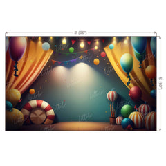 LB1003 Birthday Decor Backdrop