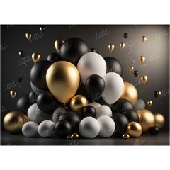 LB1005 Balloons Garland Decor Backdrop