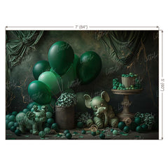 LB1009 Balloons Garland Decor Backdrop