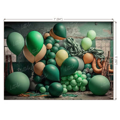 LB1010 Balloons Garland Decor Backdrop