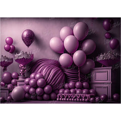 LB1011 Balloons Garland Decor Backdrop