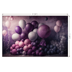 LB1012 Balloons Garland Decor Backdrop