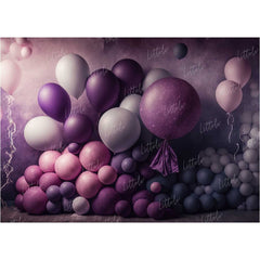 LB1012 Balloons Garland Decor Backdrop