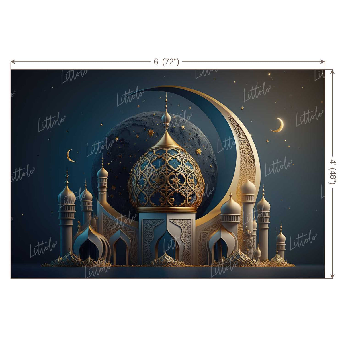 LB1017 Festival Eid Backdrop