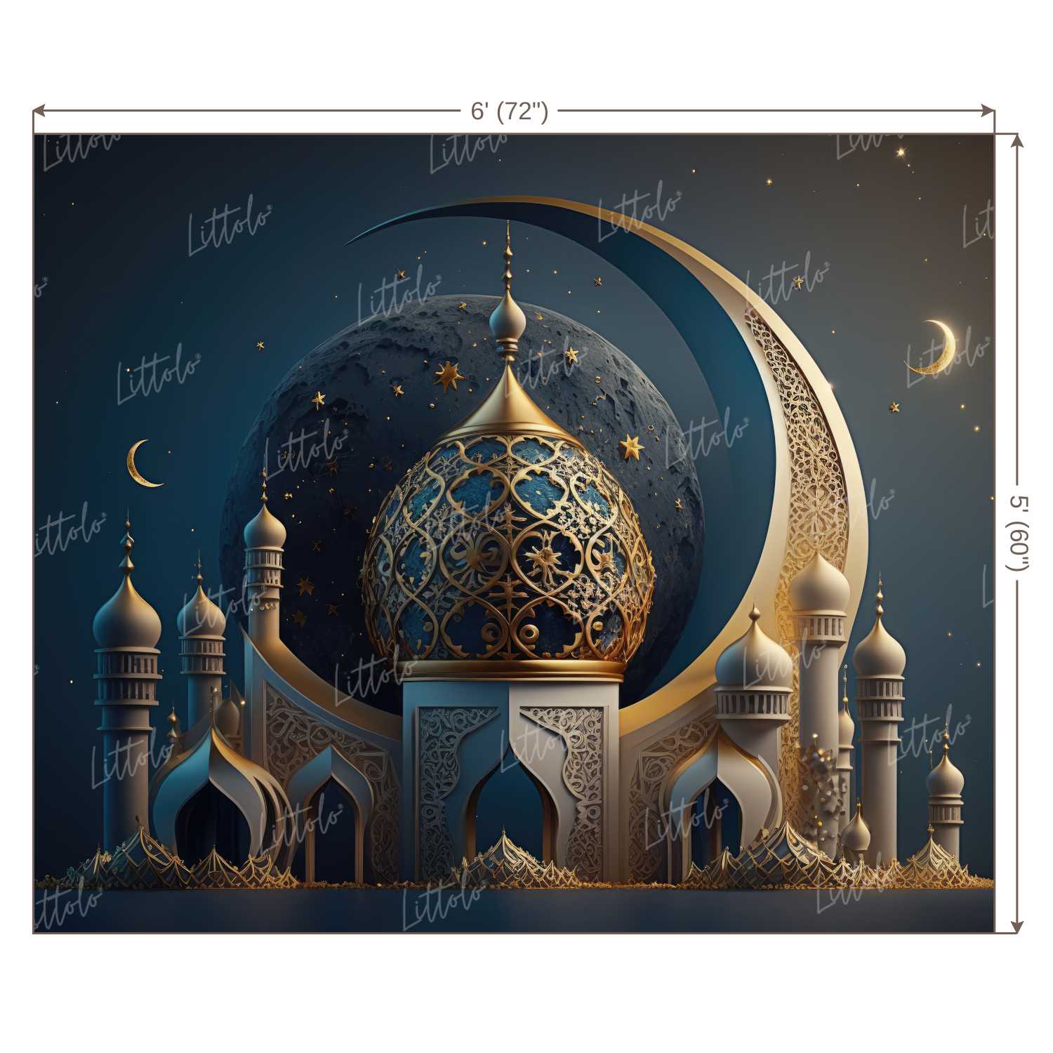 LB1017 Festival Eid Backdrop