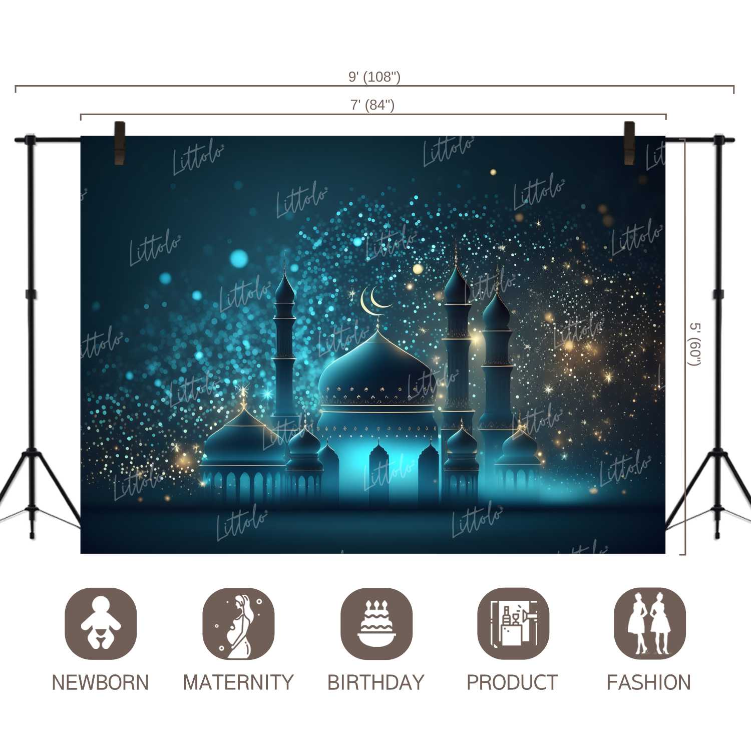 LB1024 Festival Eid Backdrop