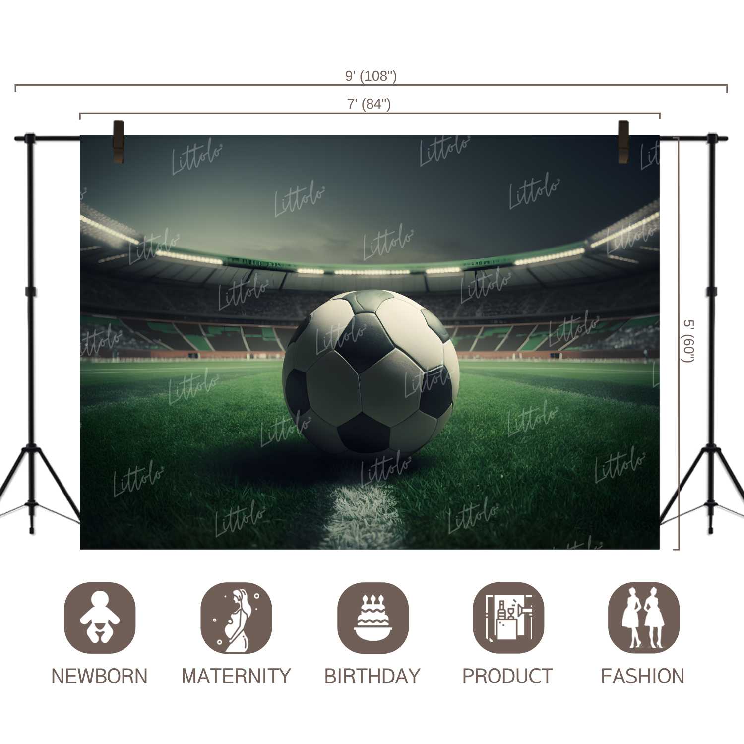 LB1028 Sports Football Backdrop