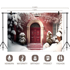 LB1029 Festival Christmas Backdrop