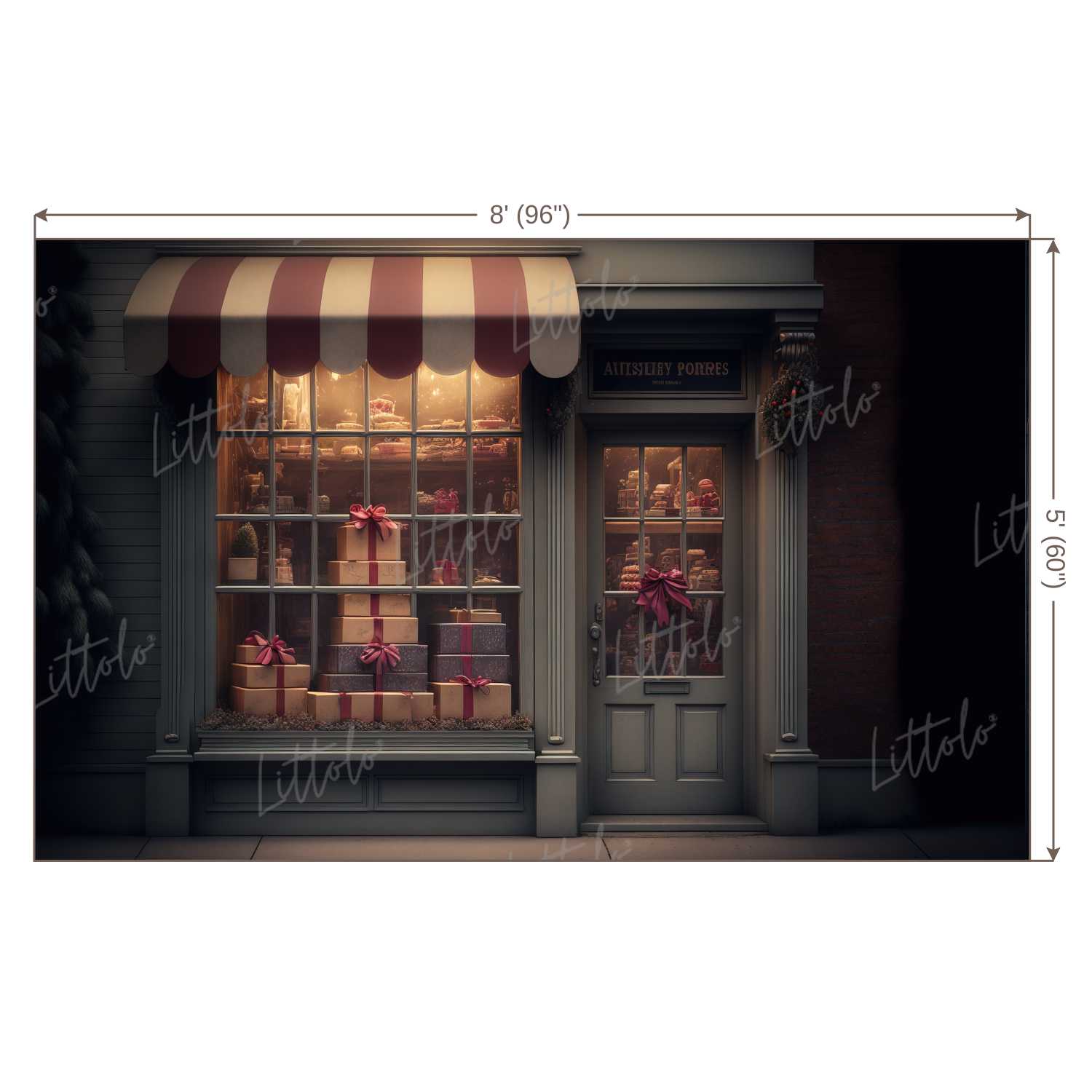 LB1035 Flower Shop Backdrop