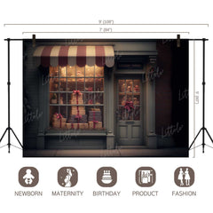 LB1035 Flower Shop Backdrop