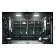 LB1037 Sports Locker Room Backdrop