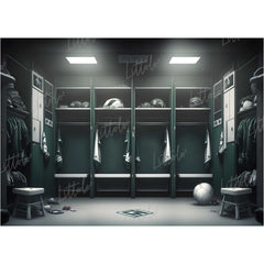 LB1037 Sports Locker Room Backdrop